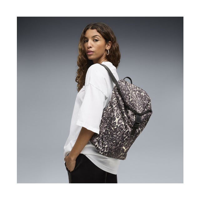 ガールズ ポップ スモール バックパック12.5L POP Small Backpack （Black-Leopard AOP）