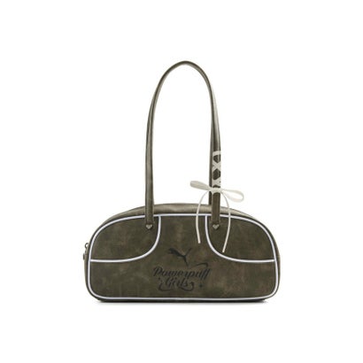 PUMA X POWERPUFF GIRLS MEDIUM BAG プーマxパワーパフガールズミディアムバック （chocolate/alpine snow）｜詳細画像