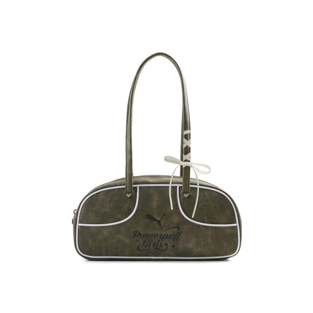 X POWERPUFF GIRLS MEDIUM BAG プーマxパワーパフガールズミディアムバック （chocolate/alpine snow）