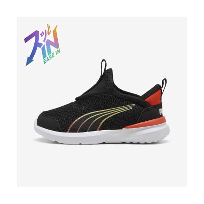 プーマ/キッズ/クルーズ EASE IN AC+インファント （PUMA BLACK-REDMAZING）｜詳細画像