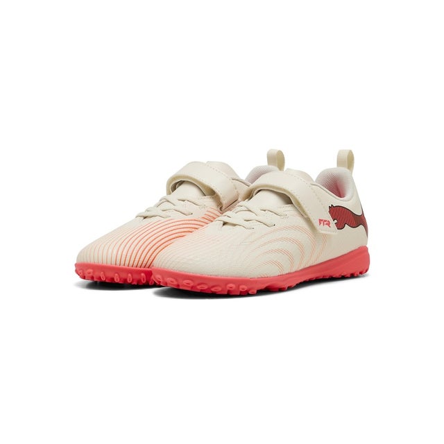 /キッズ/フューチャー 9 プレイ TT V JR （Sugared Almond-White-Ultra Red-Black）