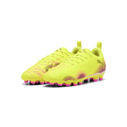 プーマ/キッズ/フューチャー 8 プレイ HG/AG + MID JR （YELLOW ALERT-PUMA BLACK-SUN）｜詳細画像