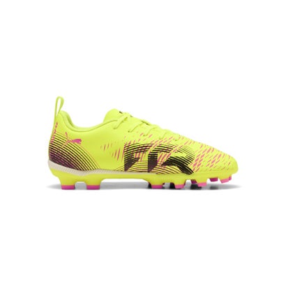 プーマ/キッズ/フューチャー 8 プレイ HG/AG + MID JR （YELLOW ALERT-PUMA BLACK-SUN）｜詳細画像