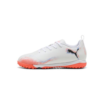 プーマ/キッズ/フューチャー 8 プレイ TT + MID JR （PUMA WHITE-PUMA BLACK-GLOWIN）｜詳細画像