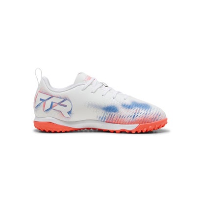 プーマ/キッズ/フューチャー 8 プレイ TT + MID JR （PUMA WHITE-PUMA BLACK-GLOWIN）｜詳細画像