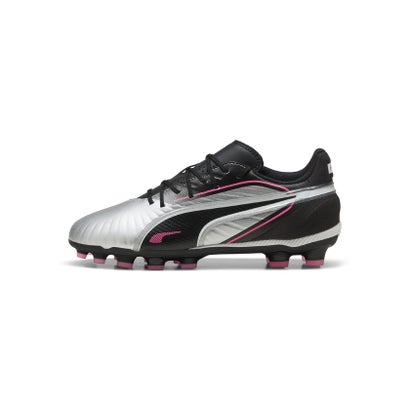 プーマ/キッズ/キング マッチ HG/AG+MID JR （PUMA SILVER-PUMA BLACK-SUN S）｜詳細画像
