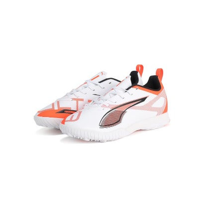 プーマ/キッズ/ウルトラ 5 プレイ TT + MID JR （PUMA WHITE-PUMA BLACK-GLOWIN）｜詳細画像