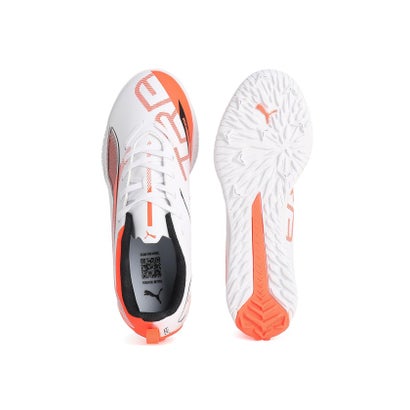 プーマ/キッズ/ウルトラ 5 プレイ TT + MID JR （PUMA WHITE-PUMA BLACK-GLOWIN）｜詳細画像