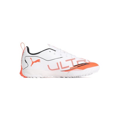 プーマ/キッズ/ウルトラ 5 プレイ TT + MID JR （PUMA WHITE-PUMA BLACK-GLOWIN）｜詳細画像