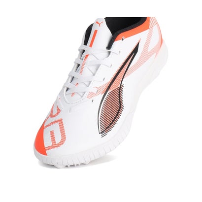 プーマ/キッズ/ウルトラ 5 プレイ TT + MID JR （PUMA WHITE-PUMA BLACK-GLOWIN）｜詳細画像