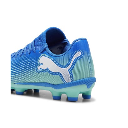 プーマ/キッズ/フューチャー 7 プレイ HG/AG + MID JR （HYPERLINK BLUE-MINT-PUMA WHI）｜詳細画像