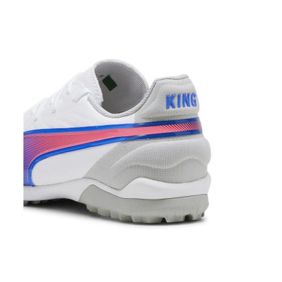 プーマ/キッズ/キング マッチ TT+MID JR （PUMA WHITE-BLUEMAZING-FLAT L）｜詳細画像
