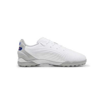 プーマ/キッズ/キング マッチ TT+MID JR （PUMA WHITE-BLUEMAZING-FLAT L）｜詳細画像