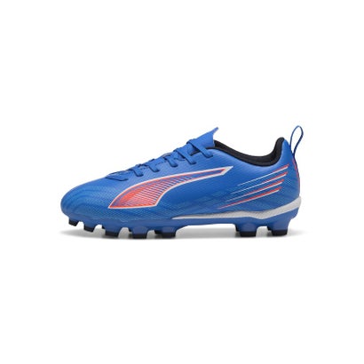 プーマ/キッズ/ウルトラ 6 プレイ HG/AG + MID JR （ULTRA BLUE-PUMA WHITE-GLOWIN）｜詳細画像
