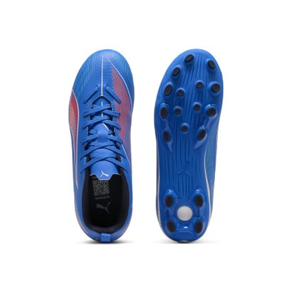 プーマ/キッズ/ウルトラ 6 プレイ HG/AG + MID JR （ULTRA BLUE-PUMA WHITE-GLOWIN）｜詳細画像