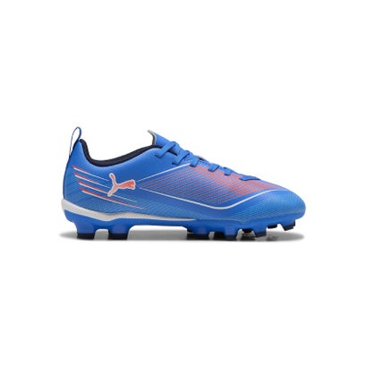 プーマ/キッズ/ウルトラ 6 プレイ HG/AG + MID JR （ULTRA BLUE-PUMA WHITE-GLOWIN）｜詳細画像