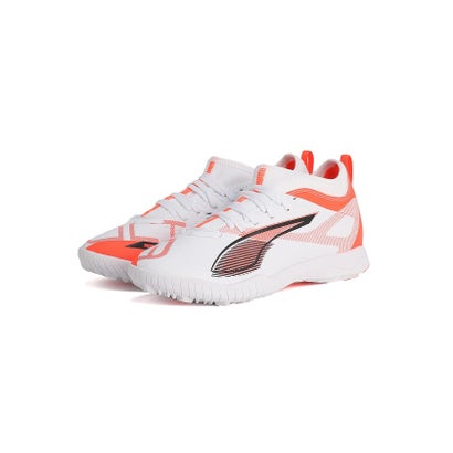プーマ/キッズ/ウルトラ 5 マッチ TT + MID JR （PUMA WHITE-PUMA BLACK-GLOWIN）｜詳細画像