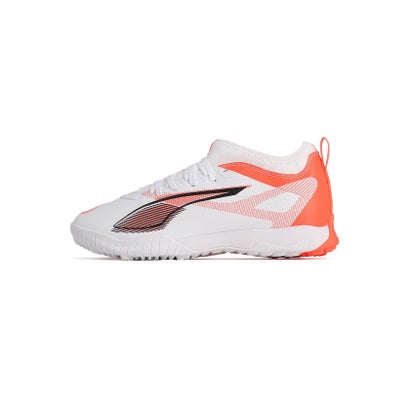 プーマ/キッズ/ウルトラ 5 マッチ TT + MID JR （PUMA WHITE-PUMA BLACK-GLOWIN）｜詳細画像