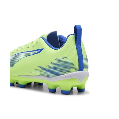 プーマ/キッズ/ウルトラ 5 プレイ HG/AG + MID JR （FIZZY APPLE-PUMA WHITE-BLUEM）｜詳細画像