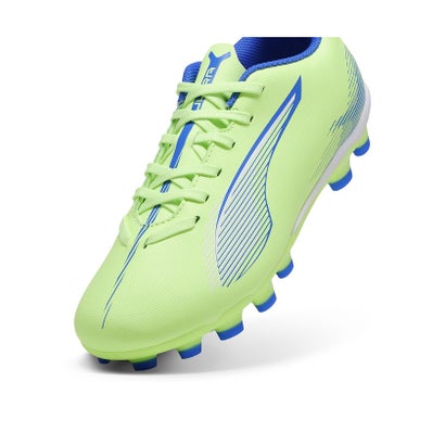 プーマ/キッズ/ウルトラ 5 プレイ HG/AG + MID JR （FIZZY APPLE-PUMA WHITE-BLUEM）｜詳細画像