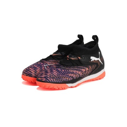プーマ/キッズ/フューチャー 8 マッチ TT + MID JR （PUMA BLACK-PUMA WHITE-GLOWIN）｜詳細画像