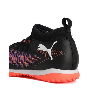 プーマ/キッズ/フューチャー 8 マッチ TT + MID JR （PUMA BLACK-PUMA WHITE-GLOWIN）｜詳細画像