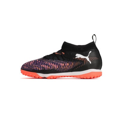 プーマ/キッズ/フューチャー 8 マッチ TT + MID JR （PUMA BLACK-PUMA WHITE-GLOWIN）｜詳細画像