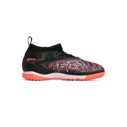 プーマ/キッズ/フューチャー 8 マッチ TT + MID JR （PUMA BLACK-PUMA WHITE-GLOWIN）｜詳細画像