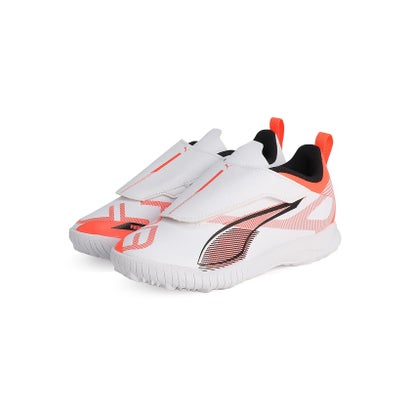 プーマ/キッズ/ウルトラ 5 プレイ V TT JR （PUMA WHITE-PUMA BLACK-GLOWIN）｜詳細画像