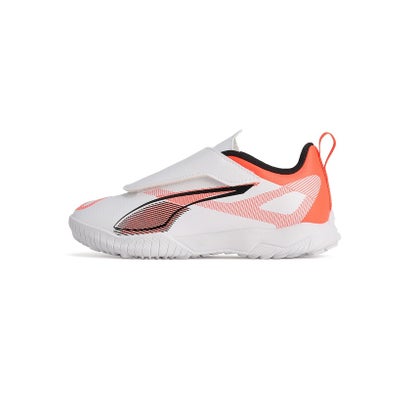 プーマ/キッズ/ウルトラ 5 プレイ V TT JR （PUMA WHITE-PUMA BLACK-GLOWIN）｜詳細画像
