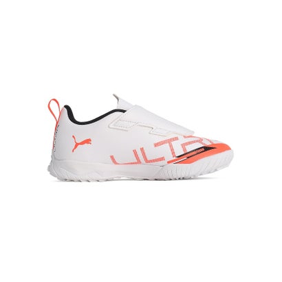 プーマ/キッズ/ウルトラ 5 プレイ V TT JR （PUMA WHITE-PUMA BLACK-GLOWIN）｜詳細画像