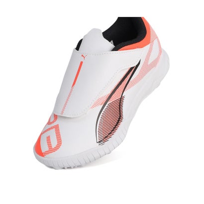 プーマ/キッズ/ウルトラ 5 プレイ V TT JR （PUMA WHITE-PUMA BLACK-GLOWIN）｜詳細画像