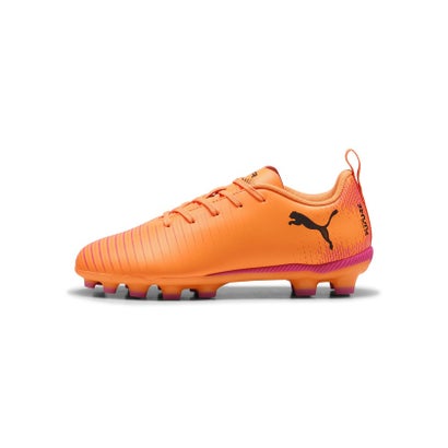プーマ/キッズ/フューチャー 8 プレイ HG/AG + MID JR （HEAT FIRE-PUMA BLACK-RAVISH）｜詳細画像