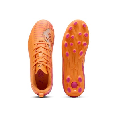 プーマ/キッズ/フューチャー 8 プレイ HG/AG + MID JR （HEAT FIRE-PUMA BLACK-RAVISH）｜詳細画像
