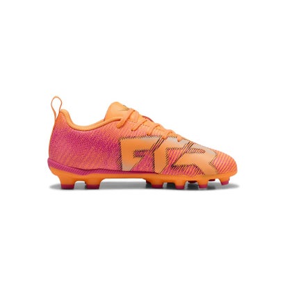 プーマ/キッズ/フューチャー 8 プレイ HG/AG + MID JR （HEAT FIRE-PUMA BLACK-RAVISH）｜詳細画像