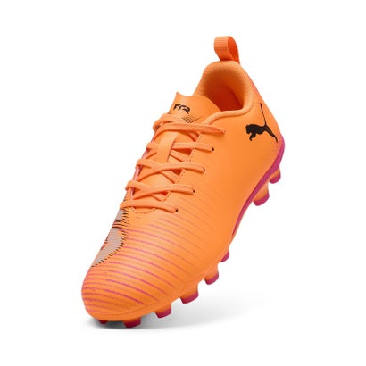 プーマ/キッズ/フューチャー 8 プレイ HG/AG + MID JR （HEAT FIRE-PUMA BLACK-RAVISH）｜詳細画像