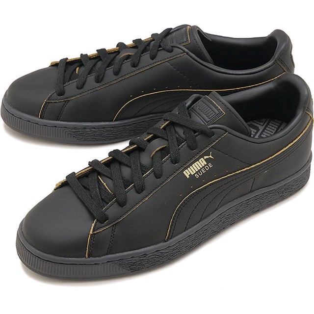 SUEDE SCYE LTH -Black [408189-01] （PUMA-Black）
