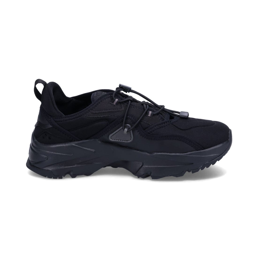 【美品】PUMA オーキッド レザー 25cm 厚底スニーカー 黒 PUMA プーマ スニーカー オーキッド サンダル ウィメンズ レディース