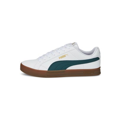 ユニセックス プーマ スマッシュ バルク V3 ロー スニーカー （PUMA Black-PUMA White-PUMA Gold）｜詳細画像