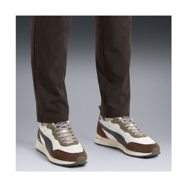 メンズ ゴルフ x GGNC ヘルシンキ G スパイクレスシューズ Puma x GGNC Helsinki G （Warm White-Flat Dark Gray-Dark Sage）