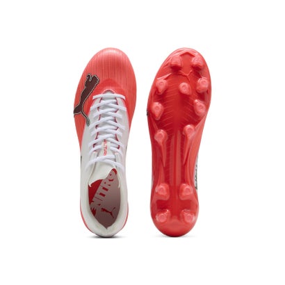 メンズ ウルトラ ニトロ 7 プロ HG/AG サッカースパイク ULTRA NITRO 7 PRO HG （Ultra Red-PUMA Black-PUMA White）｜詳細画像