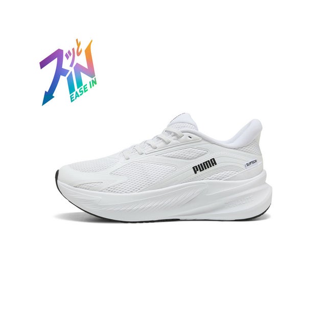 ユニセックス マックスストライド ライト LS イーズイン ランニングシューズ MaxStride Lite LS Sliptech （White-Black）