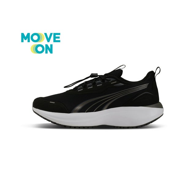 ユニセックス ソフトライド ムーブオン フダン AS ワイド ランニングシューズ Softride Move On F AS WD （Black-Bronze）