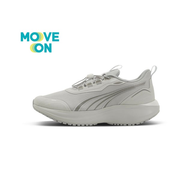 ユニセックス ソフトライド ムーブオン フダン AS ワイド ランニングシューズ Softride Move On F AS WD （Glacial Gray-Gray Echo）