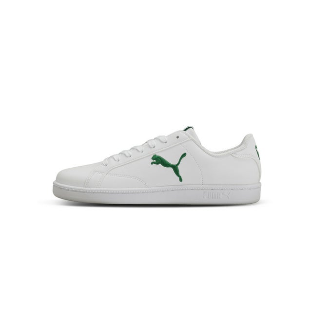 ユニセックス スマッシュ キャット SL スニーカー Puma Smash Cat SL （White-Archive Green）