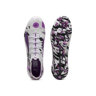 プーマ/K) ウルトラ 5 アルティメット FOREVER FG （PUMA WHITE-PURE MAGENTA-FEAT）｜詳細画像