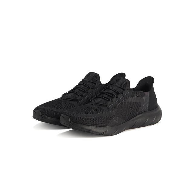 /SOFTRIDE フレックス レース EASE IN ALT （BLACK-FLAT DARK GRAY）