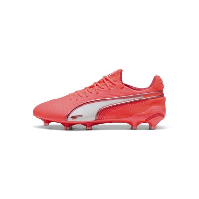 プーマ/K) キング アルティメット FG/AG(LONG PIL （GLOWING RED-PUMA WHITE-RED F）｜詳細画像