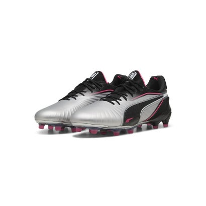 プーマ/K) キング アルティメット FG/AG(LONG PIL （PUMA SILVER-PUMA BLACK-SUN S）｜詳細画像