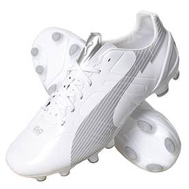 美品   Puma エヴォスピード  25.5cmね PUMA プーマ エヴォスピード 3(ホワイト×シルバー) 102578 08 サッカー